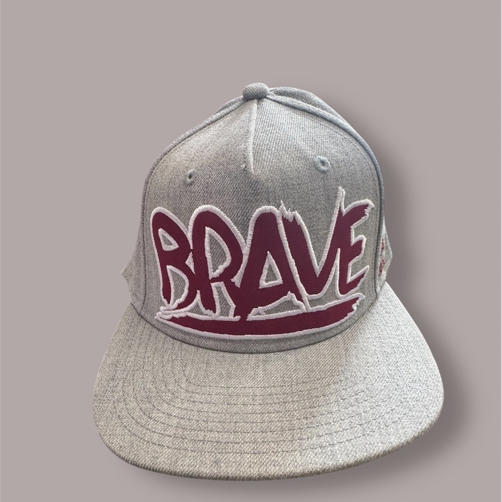 rave Gray and Maroon Men's Hat
